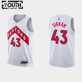 Dres Toronto Raptors Pascal Siakam 43 Nike 2021-22 Association Edition 75th Anniversary Diamond Swingman - Dječji